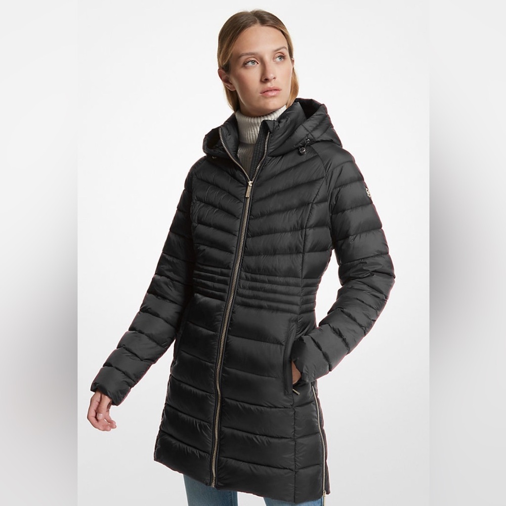 Michael Kors Black Down Puffer Jacket